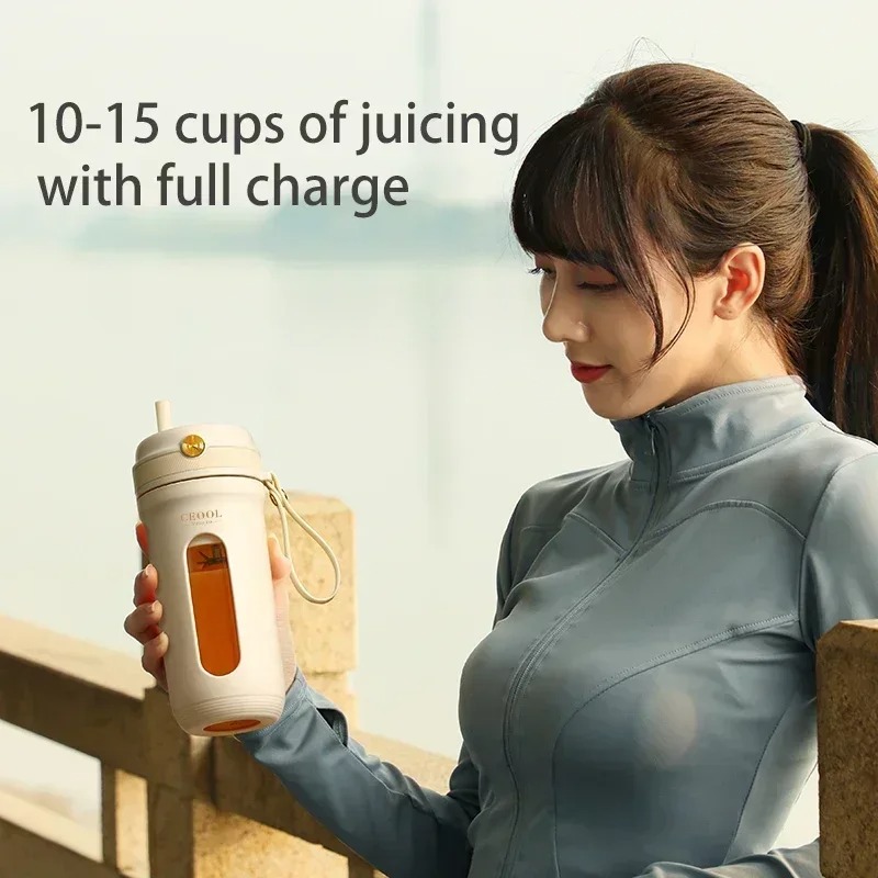 Portable Blender Usb Rechargeable - Mixeur-presse-agrumes électrique portable rechargeable par USB,