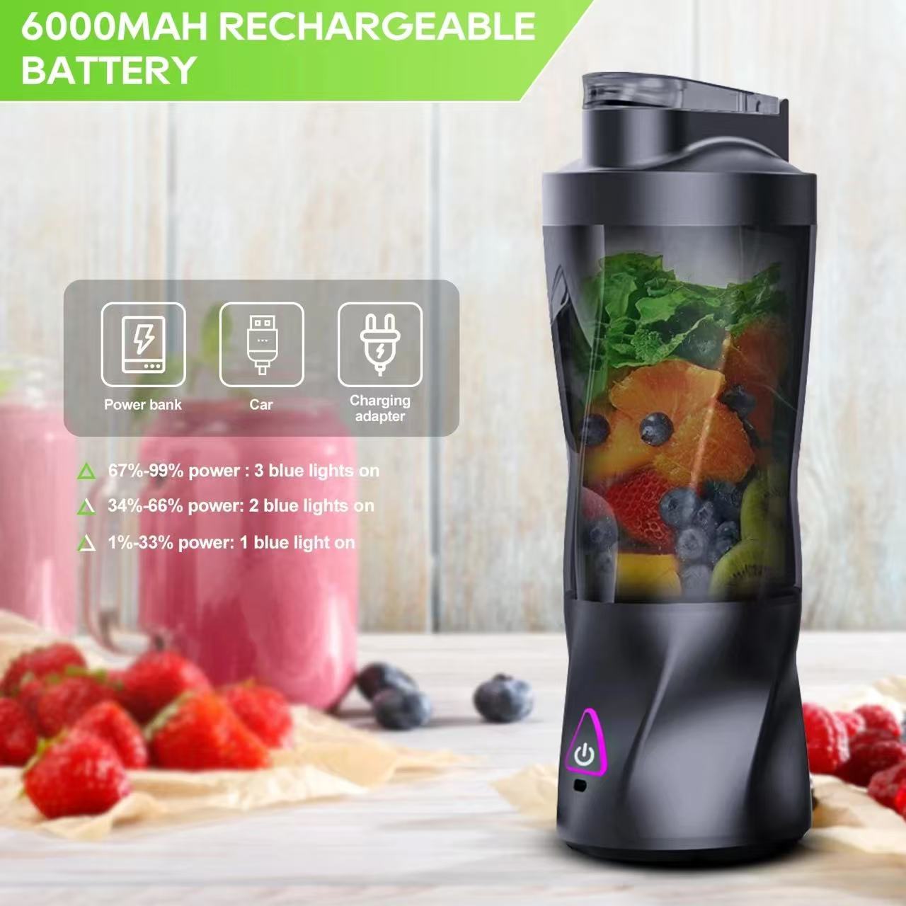 Mixeur Électrique Portable 700 - Portable Blender Usb Rechargeable avis et prix