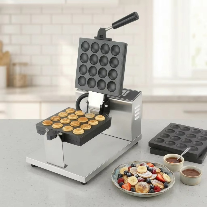 Machine à poffertjes antiadhés - Mini Waffle Maker Machine avis et prix