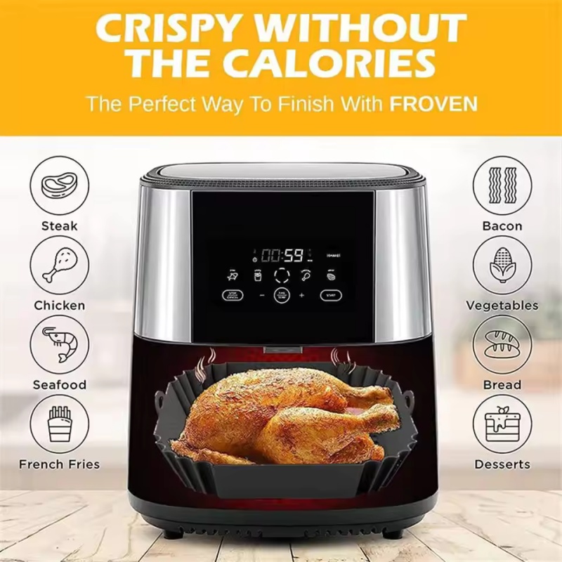 Plateau de Pot de friteuse à A - Air Fryer Silicone Pot Liner avis et prix